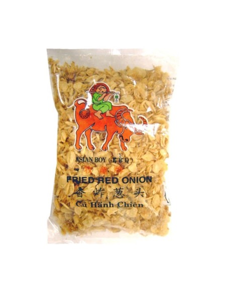 OIGNONS ROUGES FRITS ASIAN BOY 200G*48/CT