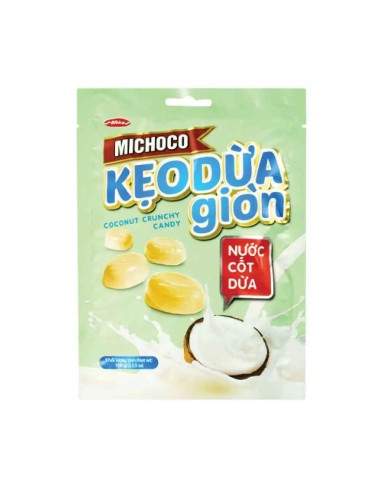 BONBON CROQUANT NOIX COCO MICHICO BIBICA 100G