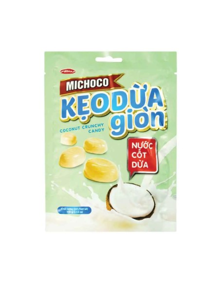 BONBON CROQUANT NOIX COCO MICHICO BIBICA 100G