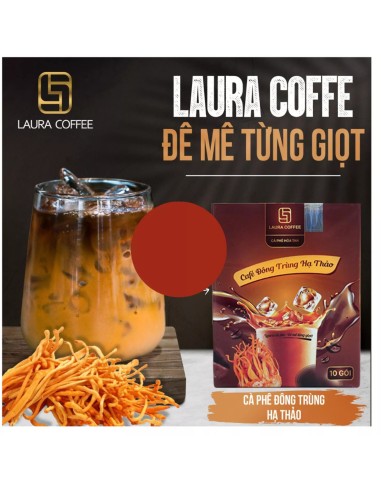 CAFE INST LAURA CORDYCEPS-DT HA THAO 18G*10/BOITE
