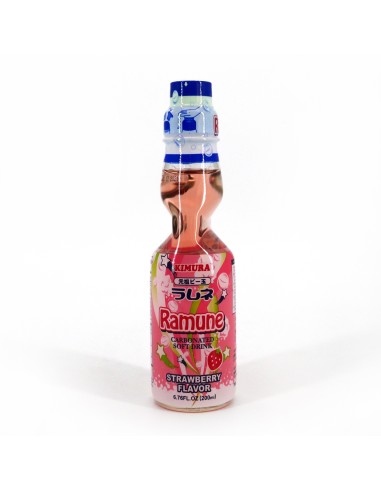LIMONADE JAPON RAMUNE FRAISE NARUTO 200ML