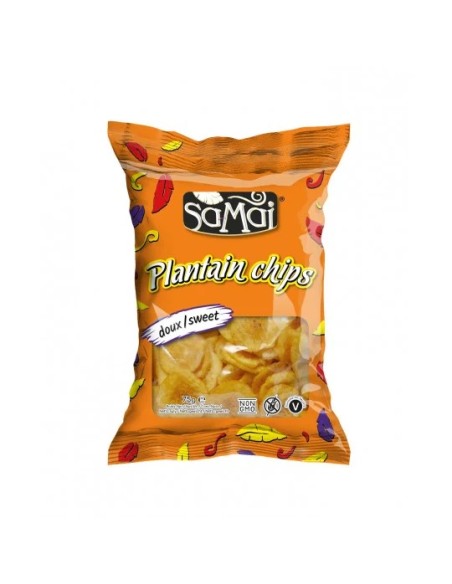 CHIPS FEN BANANE PLANTAIN SUCREE SAMAI 75G