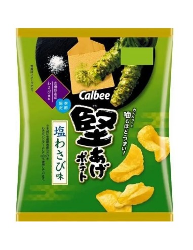 CHIPS POMME DE TERRE WASABI CALBEE 50G