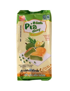 GATEAU BANH PIA VEGAN DURIAN PANDAN 100G