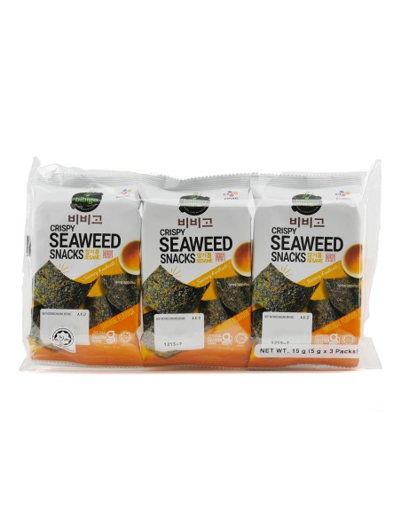CHIPS ALGUE SESAME BIBIGO 5G*3/SACHET
