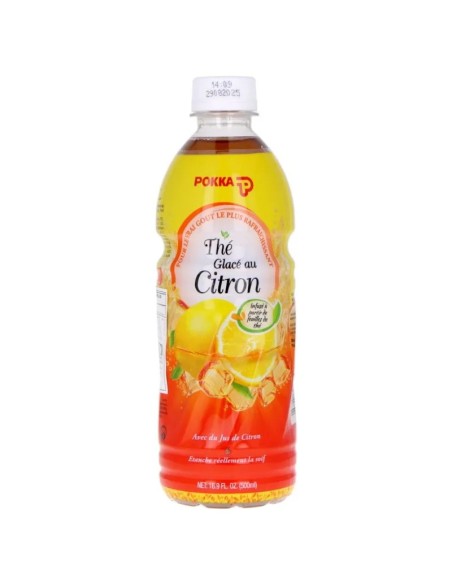 BOISSON THE GLACE CITRON POKKA 500ML*24/CT