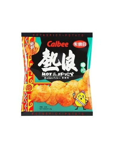 CHIPS POMME DE TERRE TRES EPICE CALBEE 50G
