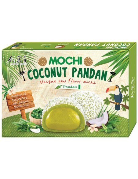 MOCHI PANDAN COCO BAMBOO HOUSE 180G*24/CT