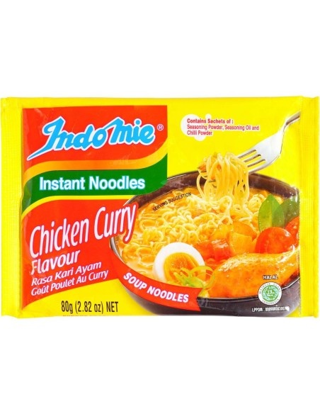 NOUILLE A.POULET CURRY INDOMIE 80G