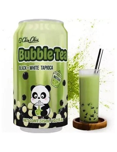 BOISSON BUBBLE TEA MATCHA CHIN CHIN 315ML