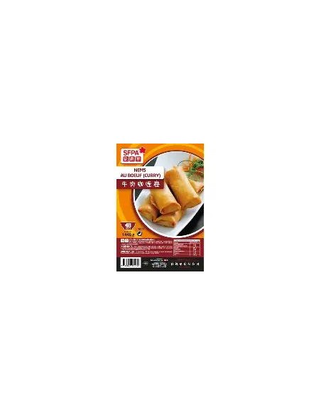 NEM AU BOEUF CURRY SFPA 48P 1.44KG*8/CT
