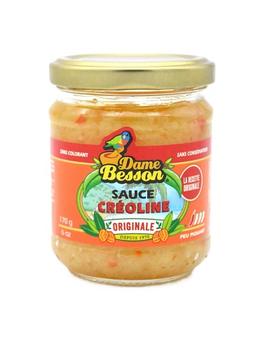 SAUCE CREOLINE ORIGINAL DAME BESSON 170G