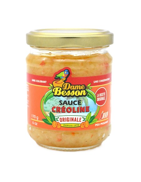 SAUCE CREOLINE ORIGINAL DAME BESSON 170G