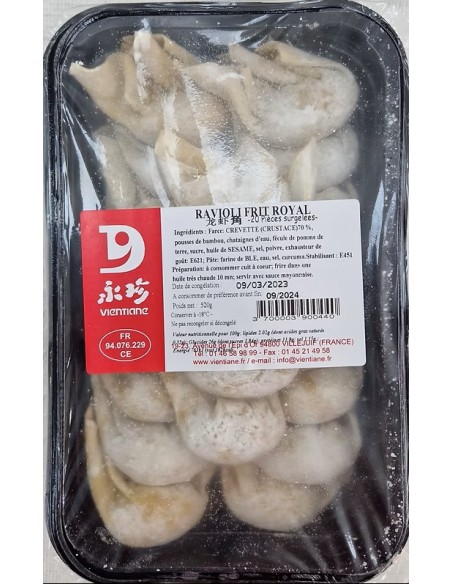 RAVIOLI FRIT ROYAL VIENTIANE 20P*14/CT