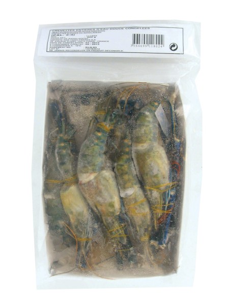 GAMBAS ENTIERE 2/4 EAU DOUCE COQ 900G