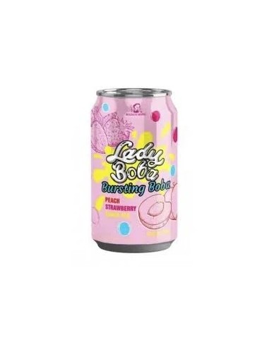 BUBBLE TEA LUFFY SAVEUR PECHE FRAISE 320ML*24/CT