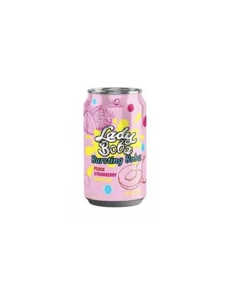 BUBBLE TEA LUFFY SAVEUR PECHE FRAISE 320ML*24/CT