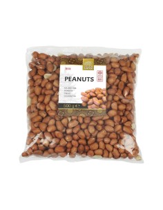 CACAHUETE CRU ROSE AVEC PEAU GOLDEN TURTLE 500G*16/CT