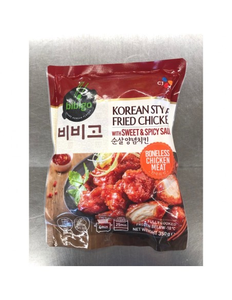 POULET FRIT DOUX ET EPICEE COREEN BIBIGO 350G*10/CT
