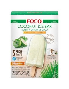 GLACE COCO PANDAN FOCO 80G*5P/BOITE