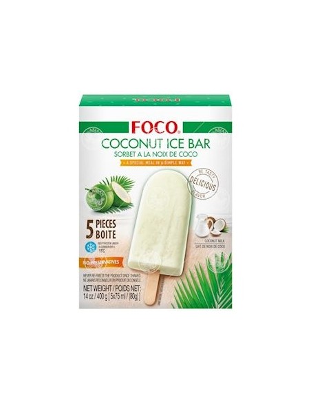 GLACE COCO PANDAN FOCO 80G*5P/BOITE