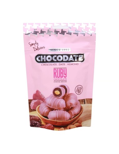 CHOCOLATE DATTE AMANDES RUBIS CHOCODATE 90G