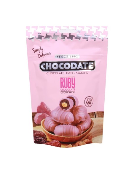 CHOCOLATE DATTE AMANDES RUBIS CHOCODATE 90G