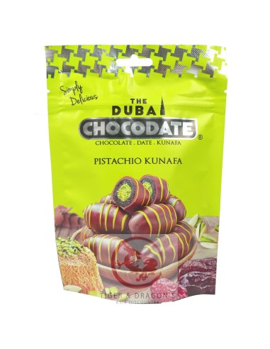 CHOCOLATE DATTE  AMANDE PISTACHE KUNAFA  CHOCODATE 90G