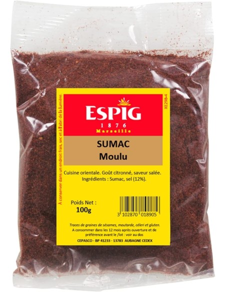 SUMAC MOULU ESPIG 100G