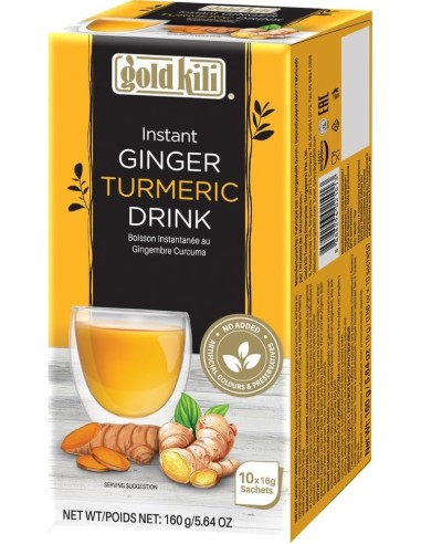 PRE/BOISSON GINGEMBRE CURCUMA GOLD KILI 160G