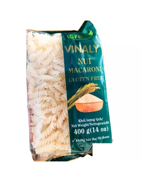 MACARONI SANS GLUTEN FUSILLI VINALY 400G*12/CT