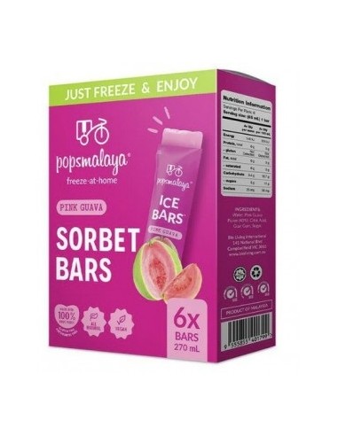 BARRES GLACEE GOYAVE POPSMALAYA 270ML/BOITE