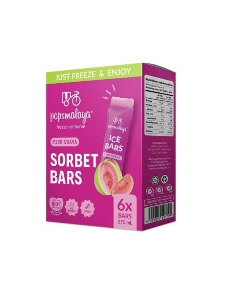 BARRES GLACEE GOYAVE POPSMALAYA 270ML/BOITE