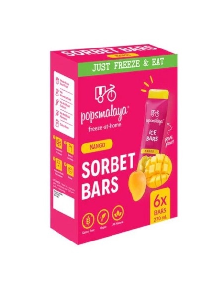 BARRES GLACEE MANGUE POPSMALAYA 270ML/BOITE
