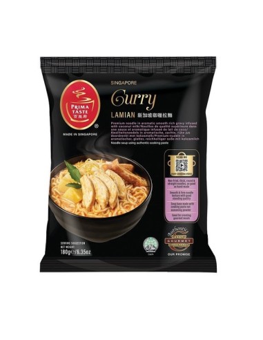 NOUILLE CURRY LAMIAN PRIMA TASTE 180G