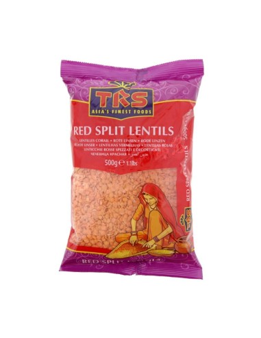 LENTILLES ROUGES CASSE DECORTIQUE TRS 500G*20/CT