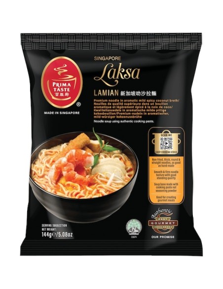 NOUILLE LAKSA LAMIAN WHOLEGRAIN  PRIMA TASTE 144G