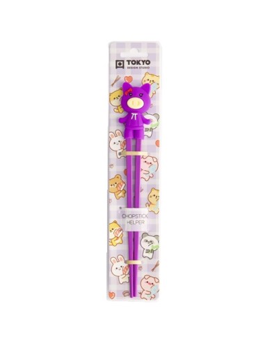 BAGUETTE ENFANT COCHON FILLE VIOLET TOKYO DESIGN 1PAIRE