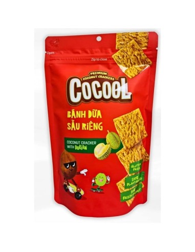 CRACKERS COCO DURIAN COCOOL VIET NAM 80G*40/CT