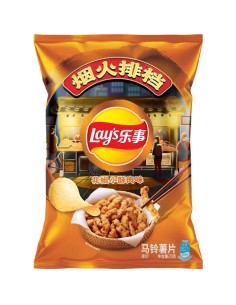CHIPS POMME DE TERRE CRISPY A.PORK SICHUAN LAY'S 70G