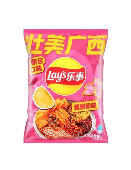 CHIPS POTATO GUANGXI SNAILNOODLE 70G