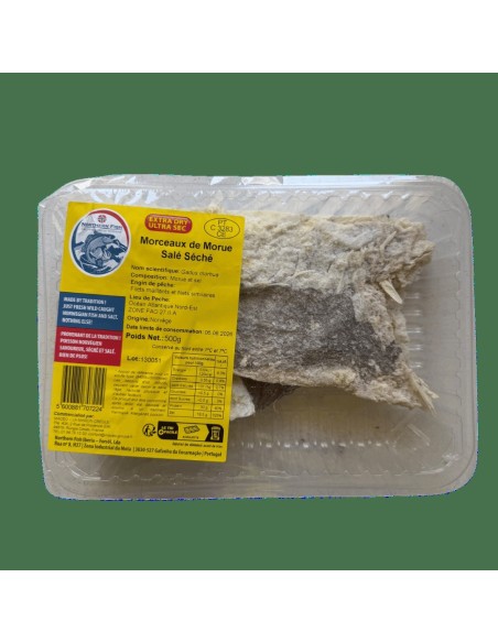 POISSON MORUE SALE SECHE 500G
