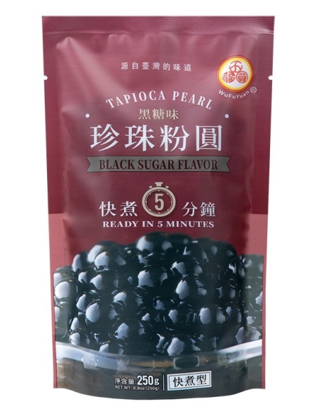 PERLE TAPIOCA SUCRE BRUN 5PACKS FLASH 250G