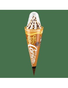GLACE MIKO CORNETTO STRACCIATELLA CARAMEL 140ML