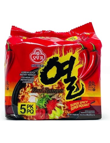 RAMEN YEUL EXTRA EPICE OTTOGI 120G*5/PACK