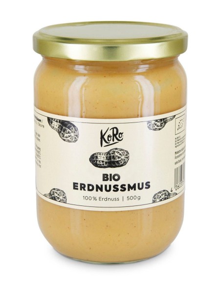 BIO CREME CACAHUETE GRILLE CARAMELISE KORO 500G