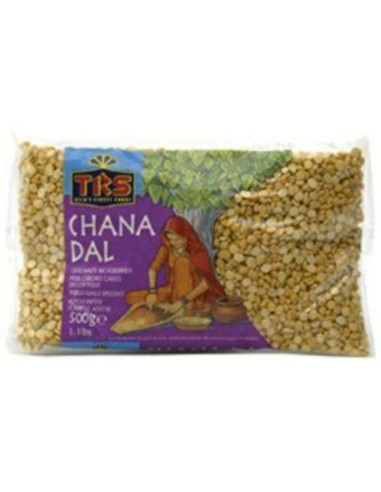 POIS CHICHE CASSE DECORTIQUES CHANA DAL TRS 500G*20/CT