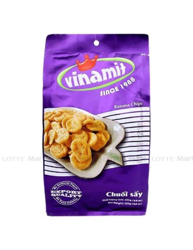 CHIPS BANANE VINAMIT 250G*24/CT