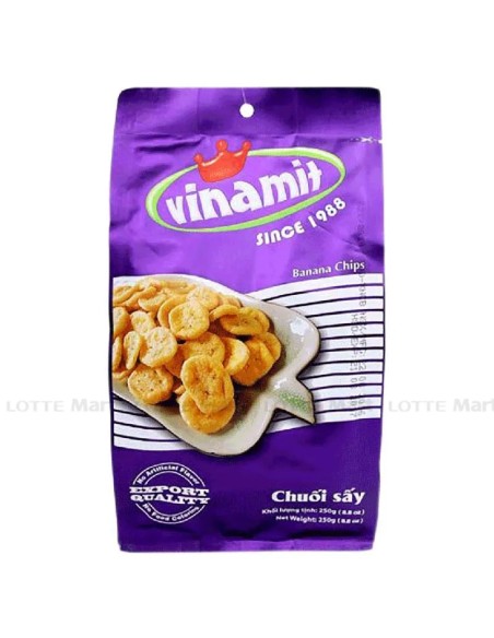 CHIPS BANANE VINAMIT 250G*24/CT