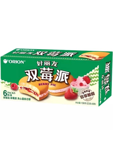 GATEAU ORION FRAISE et FRAMBOISE 138G*16/CT